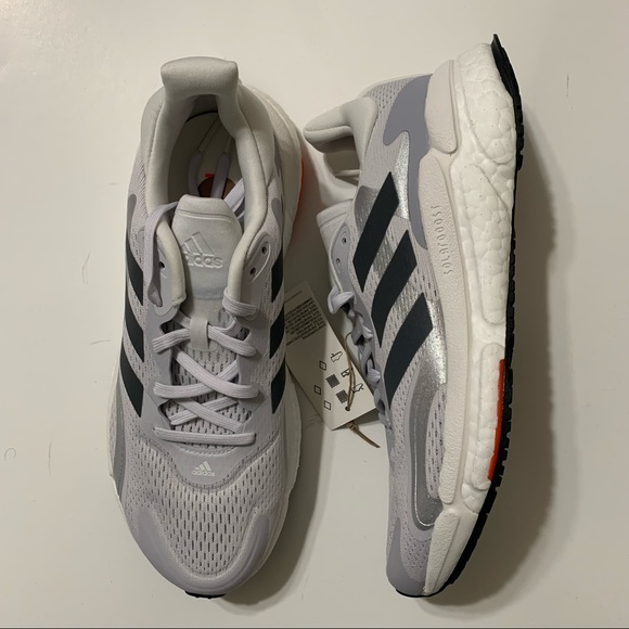 Adidas Solar Boost 3 W ￼Boost Running Dash Grey Shoes Women's Size 10 H67350 - Picture 1 of 8